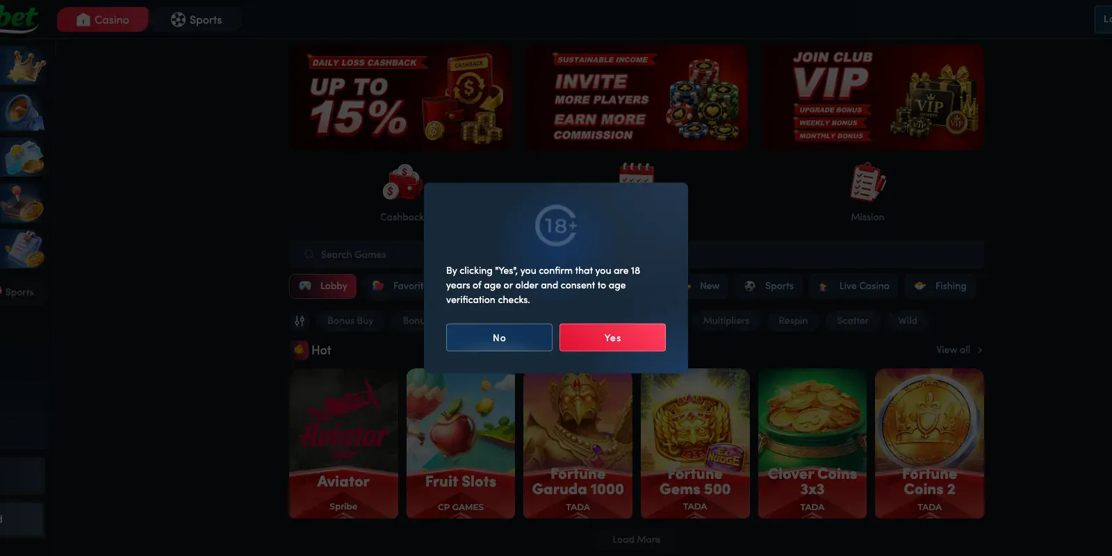 KenBet homepage screenshot in Kenya