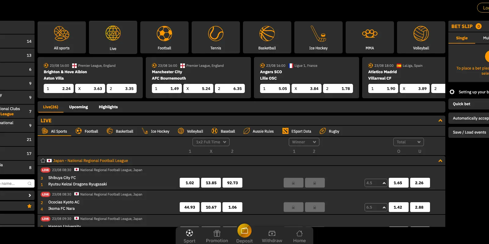 Vivabet homepage screenshot in Kenya